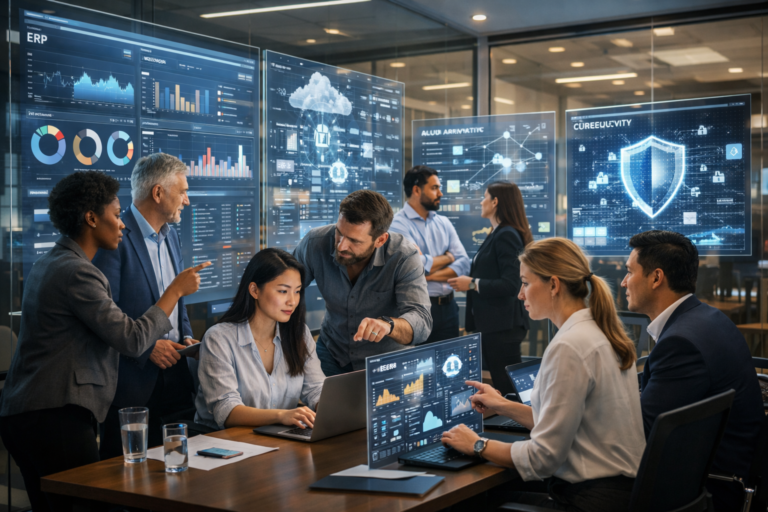 Enterprise software systems supporting large-scale business operations